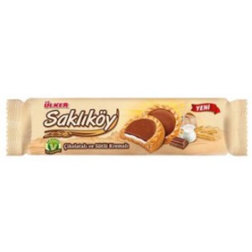 ÜLKER SAKLIKÖY 100 GR SÜTLÜ ÇİKOLATALI. ürün görseli