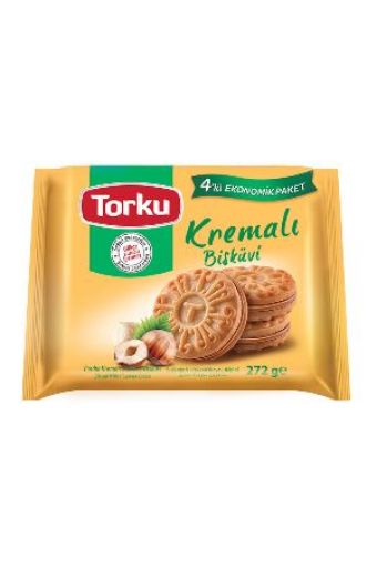 TORKU FINDIK KRE.BİSKÜVİ 4'LÜ 244 GR. ürün görseli