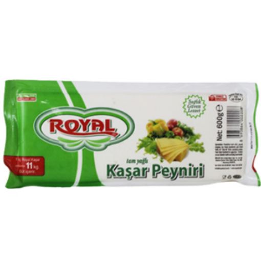 ROYAL T.YAĞLI KAŞAR PEYNİRİ 600 GR. ürün görseli