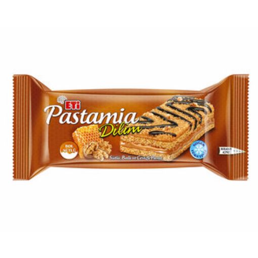 ETİ PASTAMİA DİLİM PASTA BALLI CEVİZLİ 27,5GR. ürün görseli