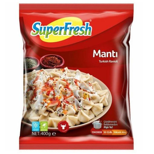 SÜPERFRESH MANTI KAYSERİ 400 GR. ürün görseli
