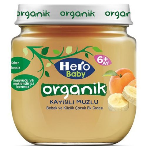 H.BABY 120 GR ORGANİK KAYISI-MUZ. ürün görseli