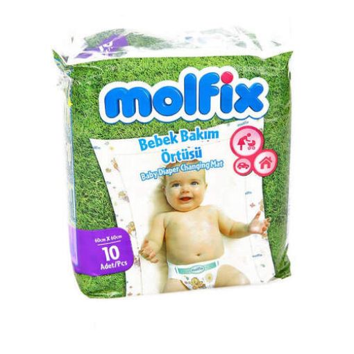 MOLFİX BEBEK BAKIM ÖRTÜSÜ 60X60. ürün görseli