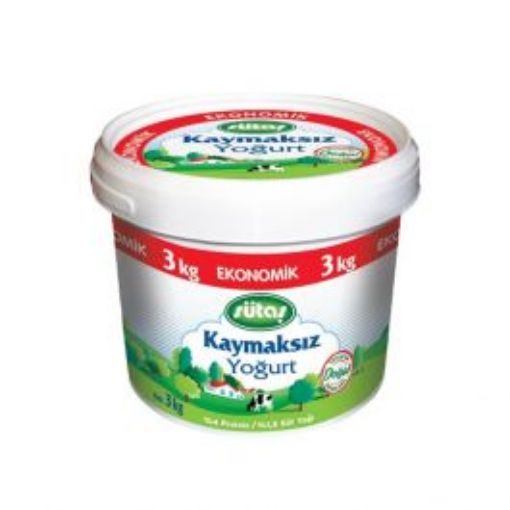 SÜTAŞ YOĞURT 3000 GR Y.YAĞLI. ürün görseli