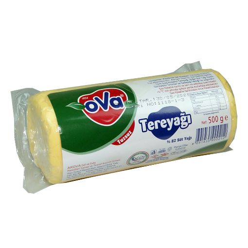 OVA TEREYAĞI 500 GR RULO TUZSUZ. ürün görseli