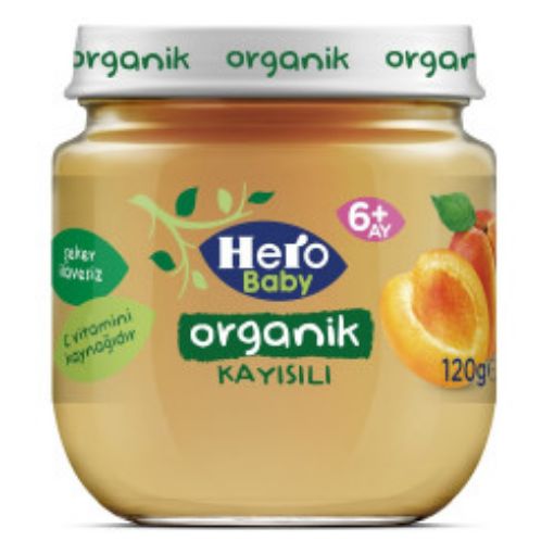 H.BABY 120 GR ORGANİK KAYISILI. ürün görseli