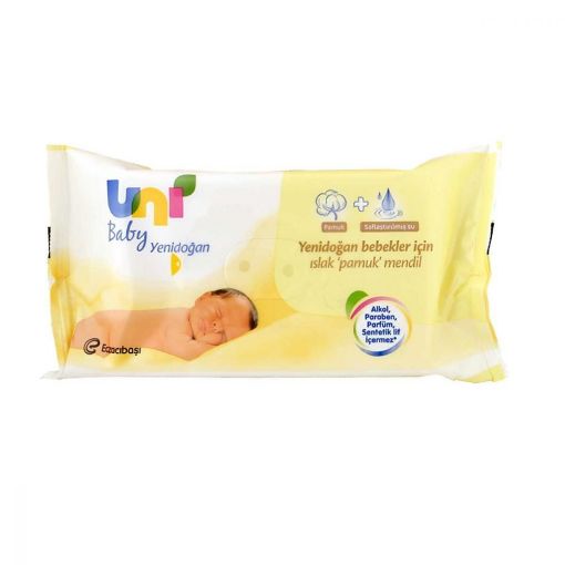UNI BABY YENİDOĞAN HAVLU 40'LI. ürün görseli