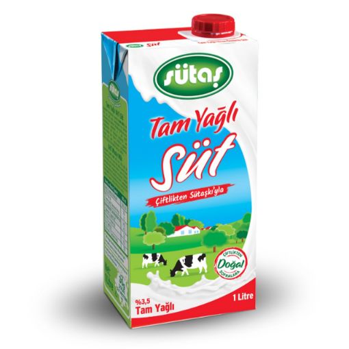 SÜTAŞ %3,5 YAĞLI SÜT 1 LT. ürün görseli