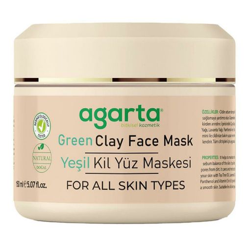 AGARTA YEŞİL KİL YÜZ MASKESİ 150 ML. ürün görseli