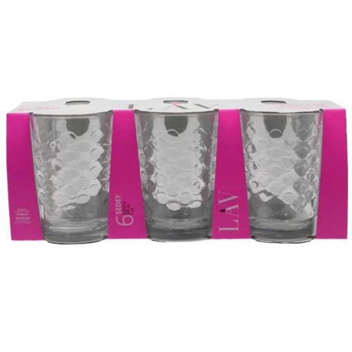 LAV 216 SEDEF SU BARDAĞI 6'LI DESENLİ. ürün görseli