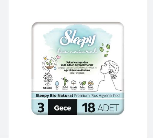 SLEEPY BIO NATUREL SÜPER ECO GECE 16'LI. ürün görseli