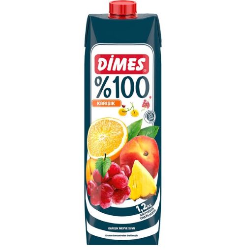 DİMES %100 1 LT KARIŞIK MEYVE. ürün görseli