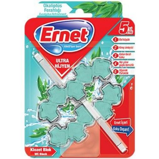 ERNET WC BLOK 2*50 Lİ ULTRA HİJYEN OKALİPTUS. ürün görseli
