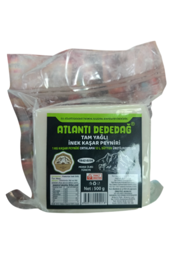 ATLANTI DEDEDAĞ T.YAĞLI İNEK KAŞAR PEYNİRİ 500 GR. ürün görseli