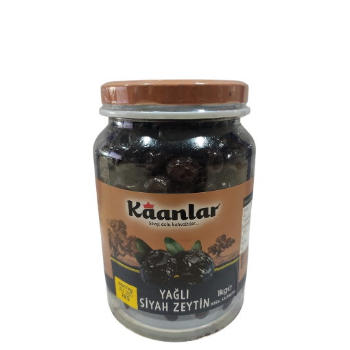 KAANLAR SİYAH ZEYTİN 351-380 1 KG. ürün görseli
