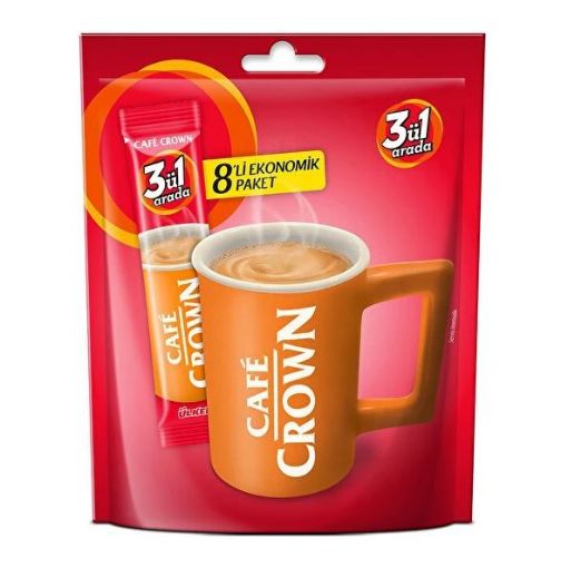 CAFE CROWN 3İN1 SADE 8 Lİ 17,5 GR. ürün görseli