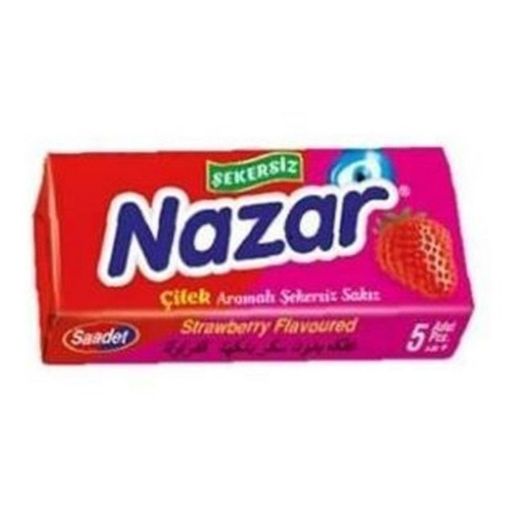 NAZAR SAKIZ 5 Lİ ÇİLEKLİ. ürün görseli