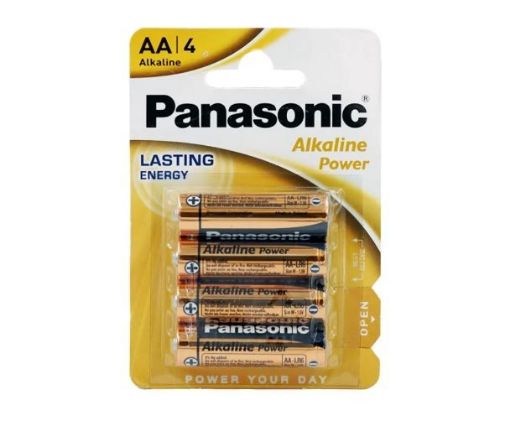 PANASONIC KALEM PİL ALKALİN 1,5 VOLT POWER  4 LÜ. ürün görseli