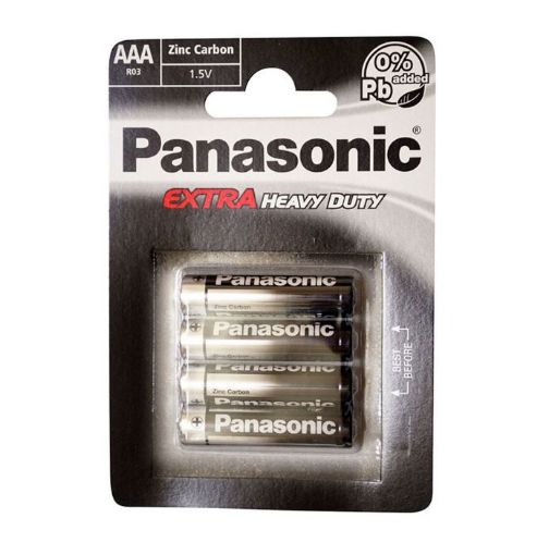 PANASONIC MANGANEZ İNCE PİL 1,5VOLT 4 LÜ. ürün görseli