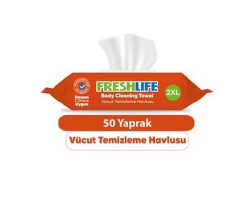 FRESHLIFE VÜCUT TEM.MENDİLİ 50 Lİ. ürün görseli