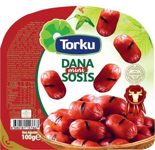 TORKU   MİNİ DANA SOSİS 100 GR KOKTEYL. ürün görseli