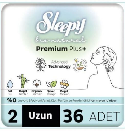 SLEEPY BIO NATUREL MEGA UZUN 36 LI. ürün görseli
