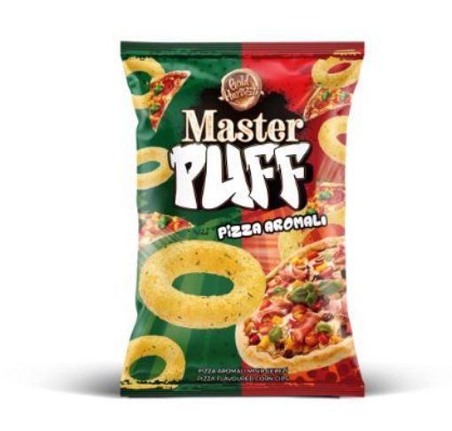 MASTER PUF CİPS PİZZA ÇEŞN. 90 GR. ürün görseli