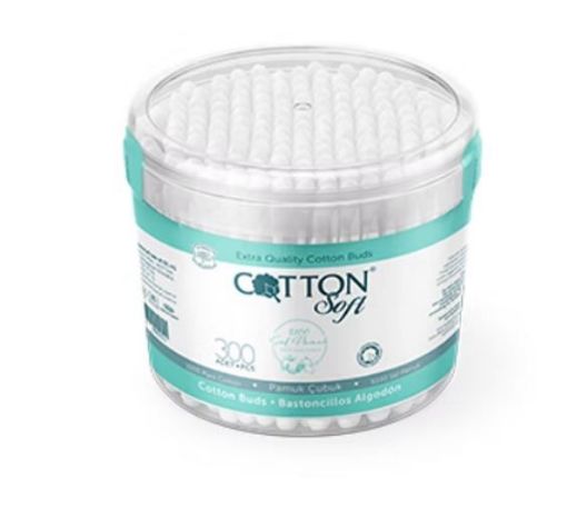 COTTON SOFT KULAK ÇÖPÜ 300'LÜ. ürün görseli