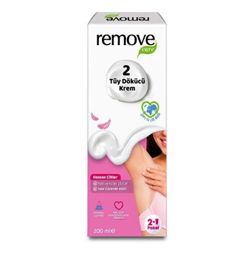 REMOVE TÜY DÖK.KREM 100 ML*2 HASSAS CİLTLER. ürün görseli