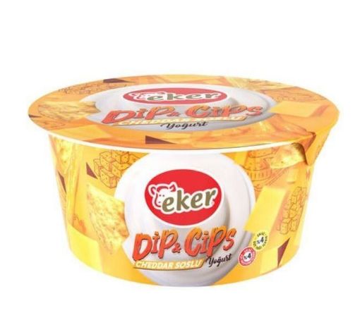 EKER DİP&CİPS CHEDDAR SOSLU YOĞURT 125 GR. ürün görseli