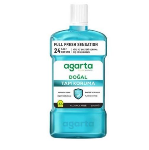 AGARTA DOĞAL AĞIZ BAKIM SUYU 500 ML TAM KORUMA. ürün görseli