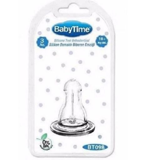 BABY TİME BT098 KLS BİBERON EMZİĞİ SİLİKON. ürün görseli