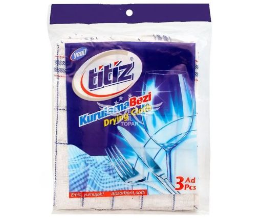 TİTİZ KURULAMA BEZİ 3'LÜ. ürün görseli