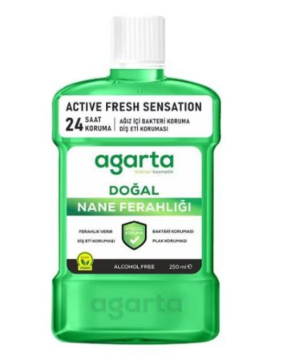 AGARTA DOĞAL AĞIZ BAKIM SUYU 250 ML NANE FERAH.. ürün görseli