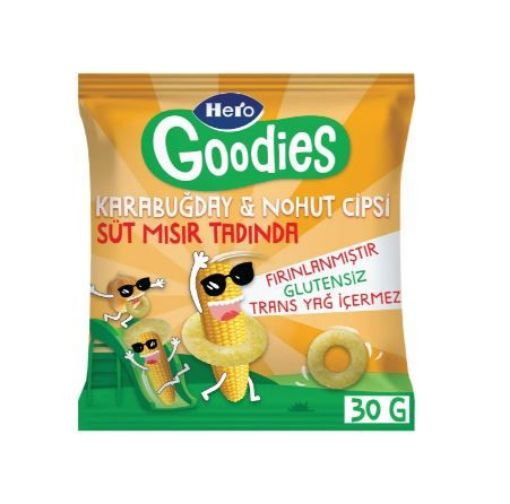 GODİES SÜT MISIRLI SAĞLIKLI CİPS 30 GR. ürün görseli