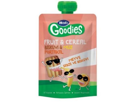 GODİES BİSKÜVİ MUZ PORTAKAL 100 GR. ürün görseli