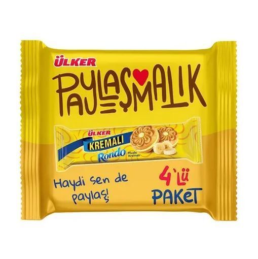 ÜLKER KREMALI 244 GR 4 LÜ MUZLU. ürün görseli