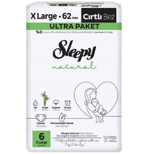 SLEEPY NATURAL ULTRA  XL 62 Lİ. ürün görseli