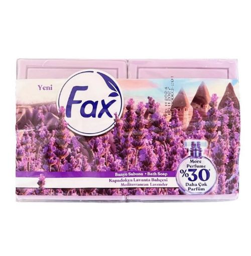 FAX BANYO SABUN BEYAZ 4X150 GR LAVANTA. ürün görseli
