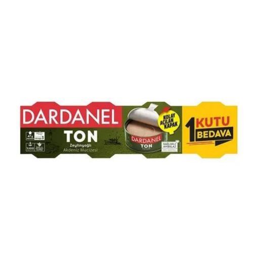DARDANEL ZEYTİNYAĞLI TON 4X75 GR. ürün görseli