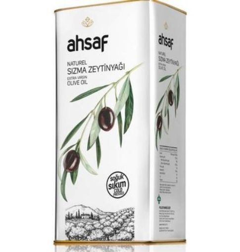 AHSAF NAT.SIZMA SOĞUK SIKIM 5 LT ZEYTİNYAĞI. ürün görseli