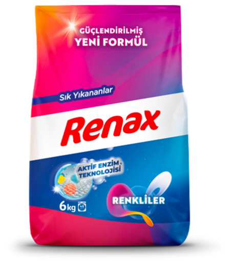 RENAX MATİK 6 KG RENKLİLER. ürün görseli