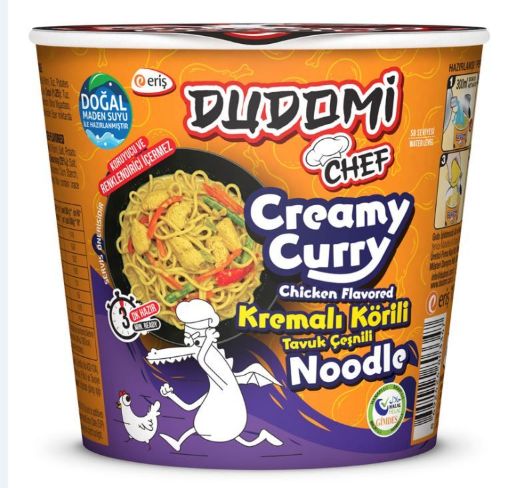 DUDOMİ CREAM CURY BARDAK NOODLE 80 GR. ürün görseli