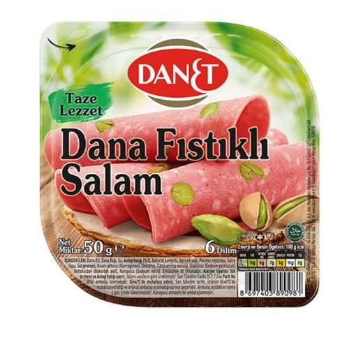 DANET DANA FISTIKLI SALAM 50 GR. ürün görseli
