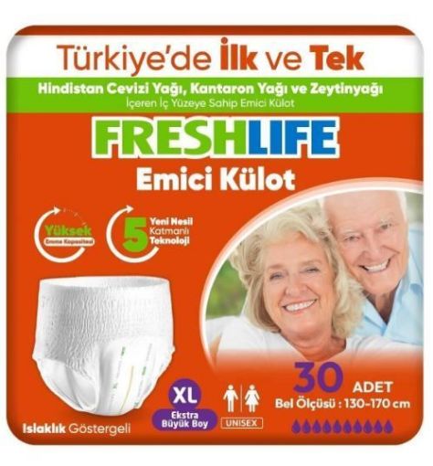 FRESHLIFE H.BEZİ  İKİZ KİLOT XL 30 LU. ürün görseli