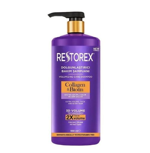 RESTOREX 900 ML DOLGUNLAŞTIRICI BAKIM ŞAMPUAN. ürün görseli