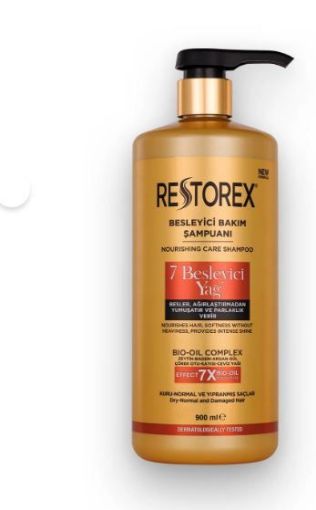 RESTOREX 900 ML BESLEYİCİ BAKIM ŞAMPUAN. ürün görseli