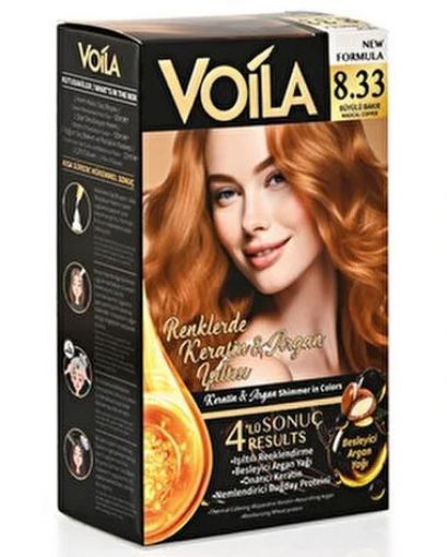 VOİLA SAÇ BOYASI (8.33) BÜYÜLÜ BAKIR 50 ML. ürün görseli