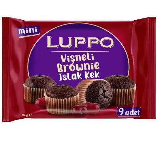 ŞÖLEN LUPPO MİNİ BROWNİ KEK 162 GR VİŞNE. ürün görseli